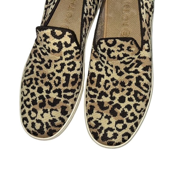 rothys leopard low sneaker as new shoe 9.5 9 1/2 - Picture 7 of 10